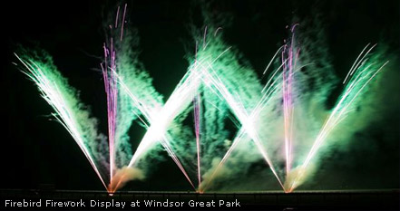 Firework Display in Windsor Great Park